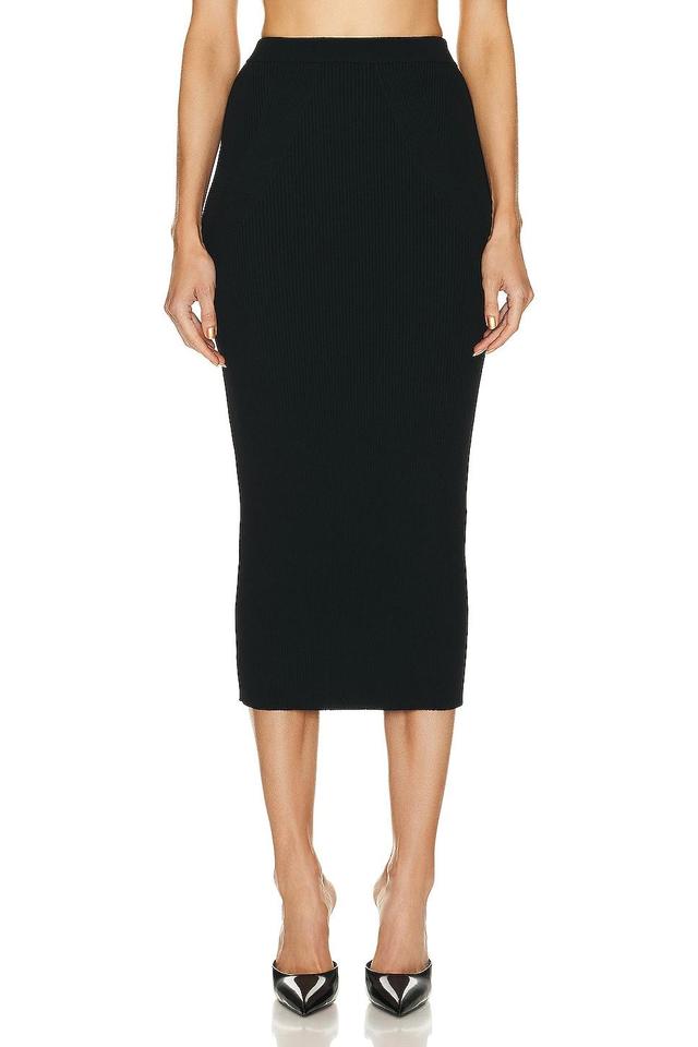 Alexander McQueen High Waisted Pencil Midi Skirt Product Image