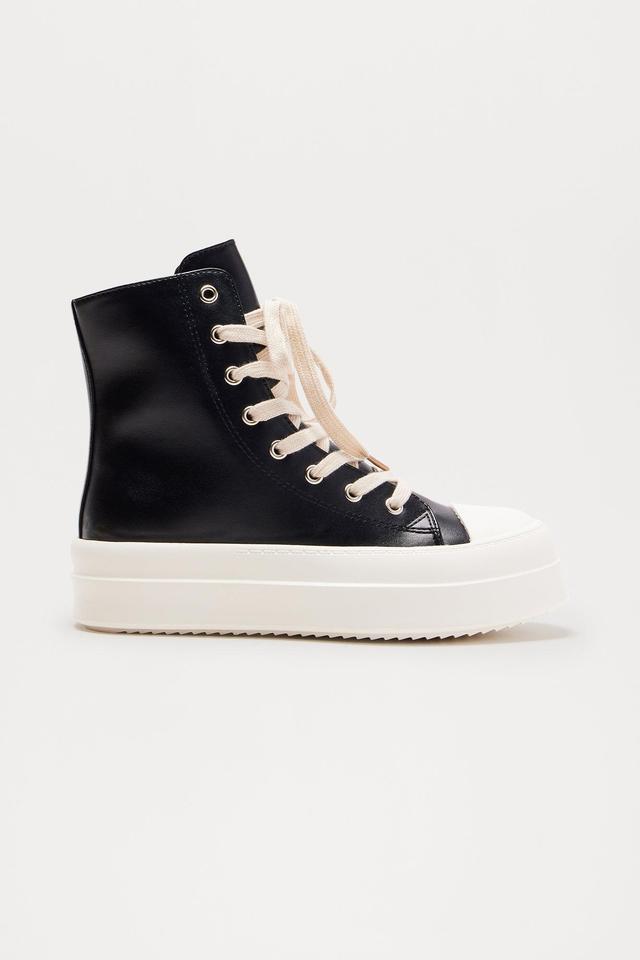 Crew Platform Sneakers - Black Product Image