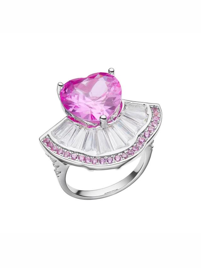 Emilia Heart Ring (Pink) (Final Sale) Product Image