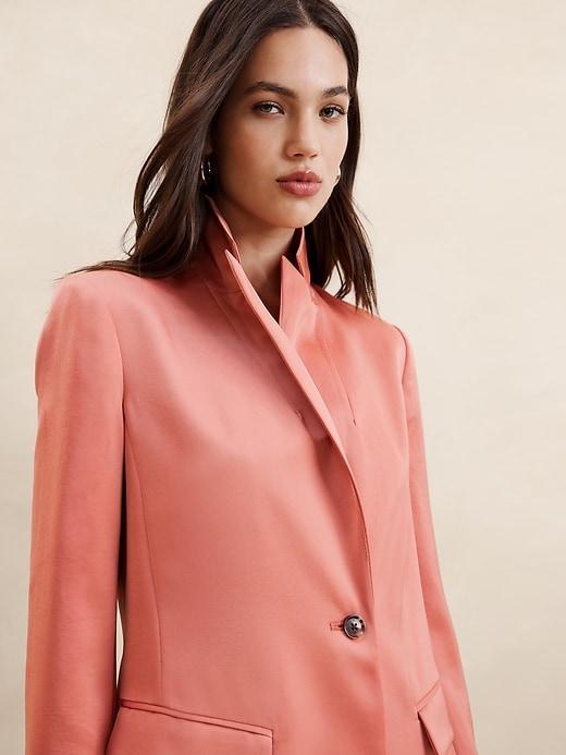 Silky Pocket Blazer Product Image