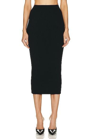 Alexander McQueen High Waisted Pencil Midi Skirt Product Image