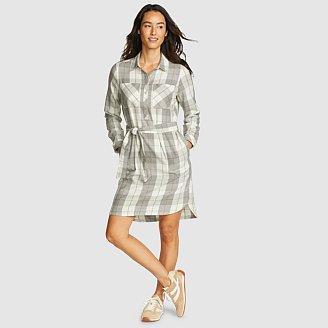 Women's Fremont Flannel Shirt Dress Product Image