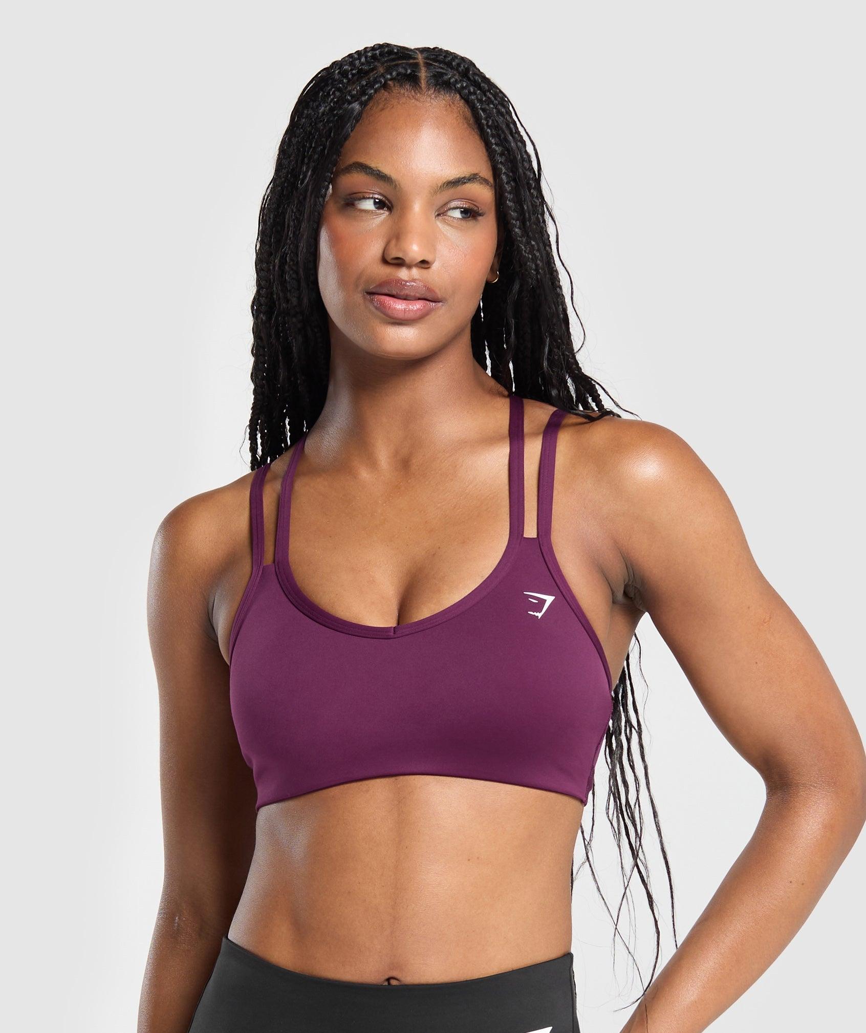 Strap Feature Sports Bra Product Image