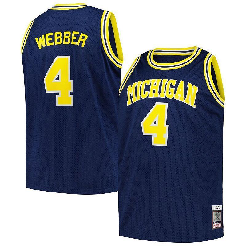 Big & Tall Mitchell & Ness Collegiate Player Jersey Product Image