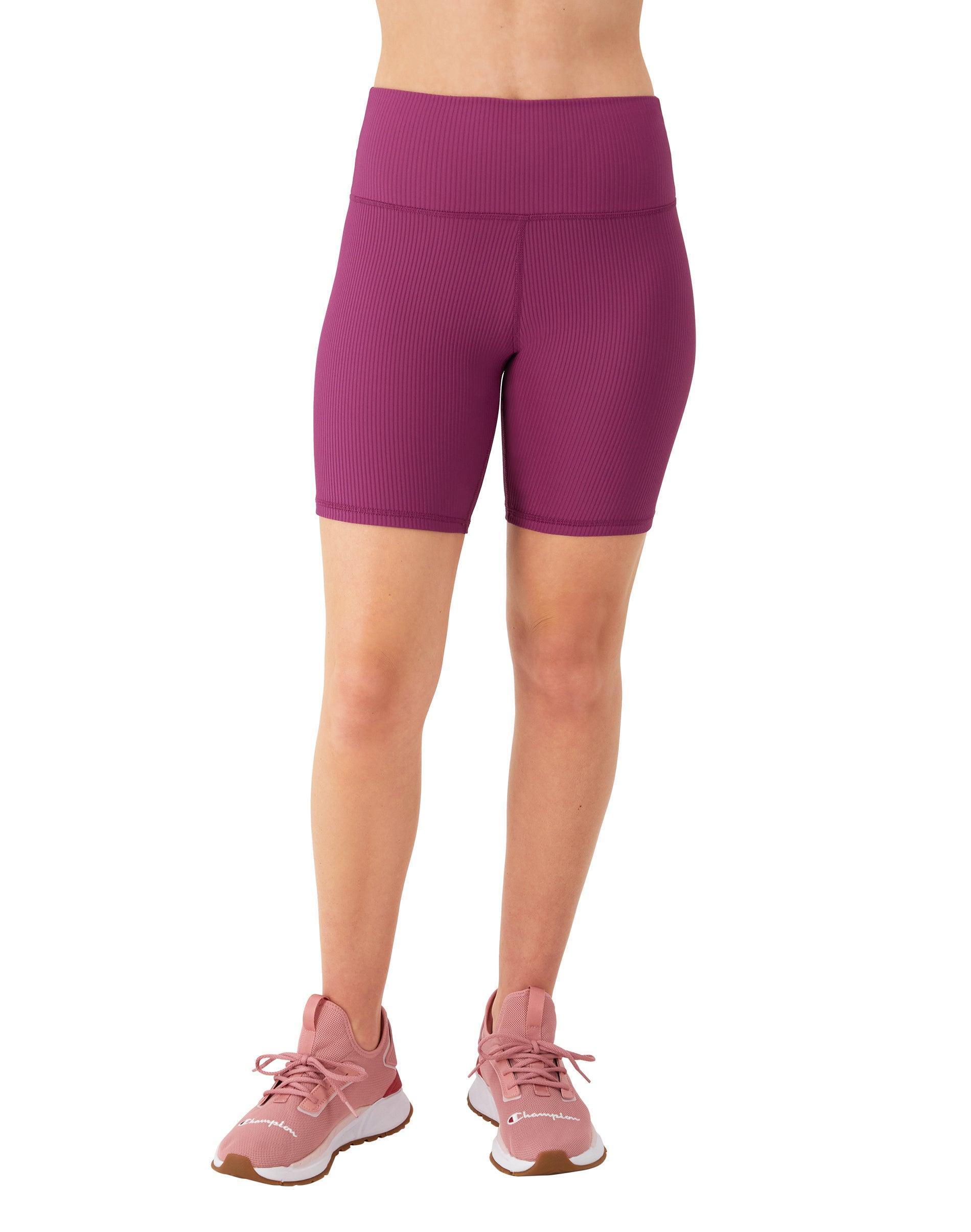 Champion Womens Soft Touch High-Rise Bike Shorts Product Image