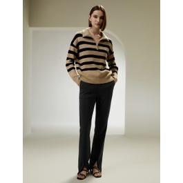 Collared Quarter-Zip Wool Sweater product image