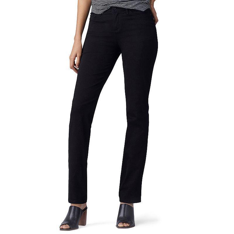 Womens Lee Flex Motion Straight-Leg Jeans Product Image