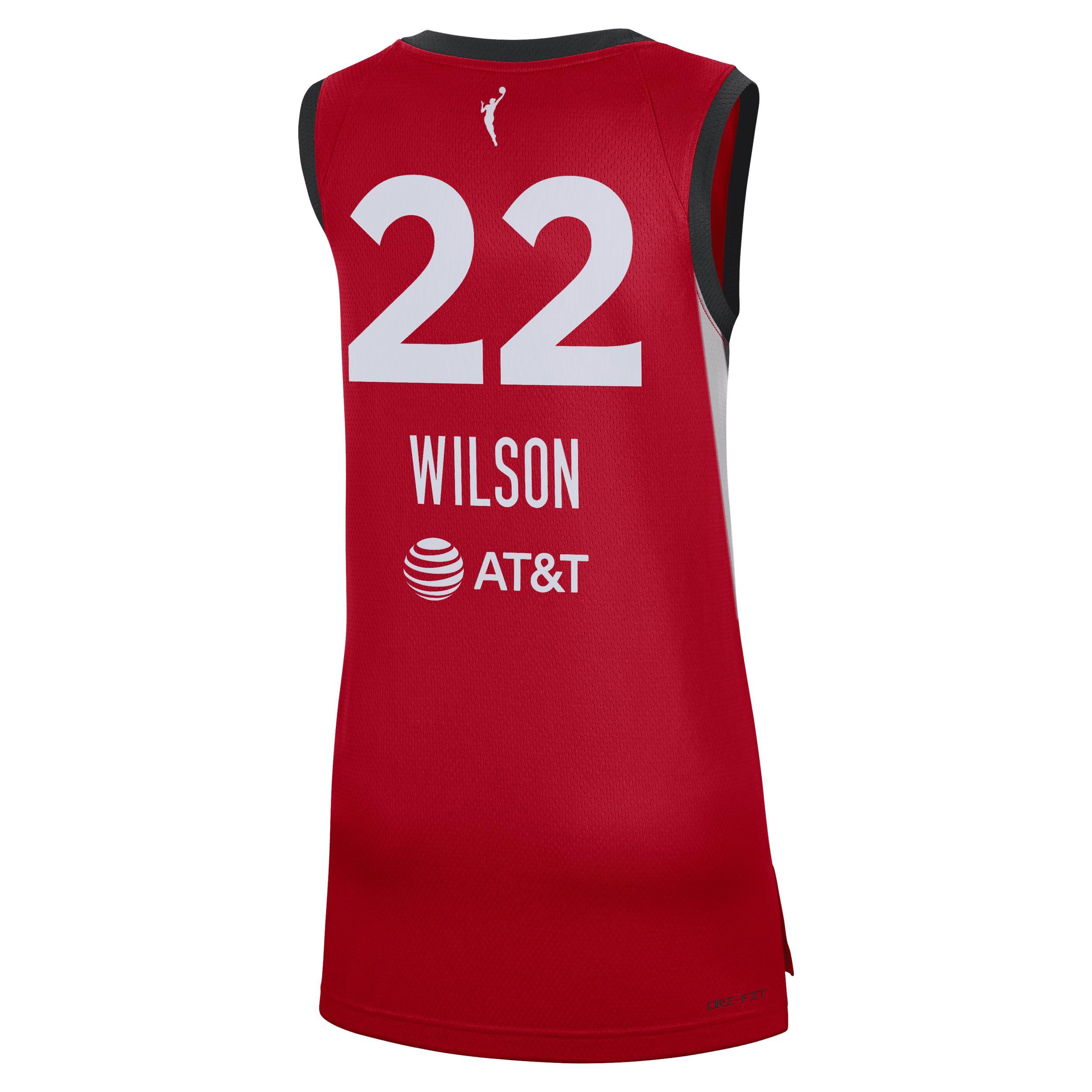 A'ja Wilson Las Vegas Aces 2024 Rebel Edition Nike Women's Dri-FIT WNBA Victory Jersey Product Image