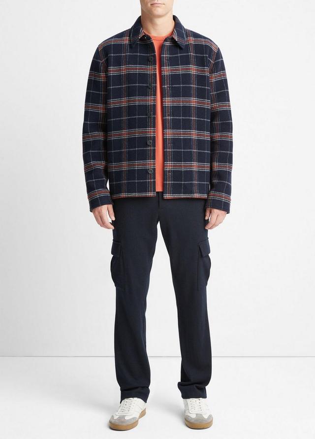 Plaid Wool-Blend Shirt Jacket Product Image