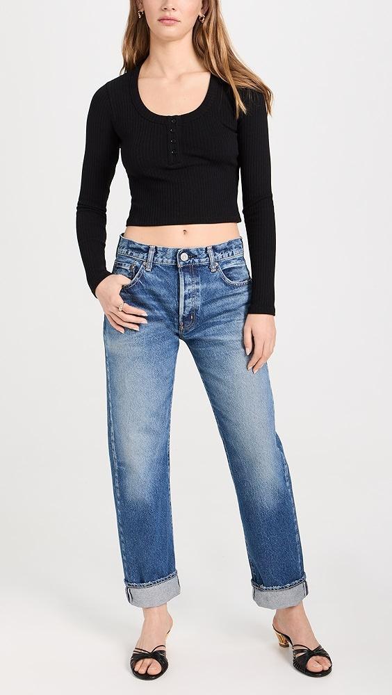 MOUSSY VINTAGE Foxwood Straight Jeans | Shopbop Product Image