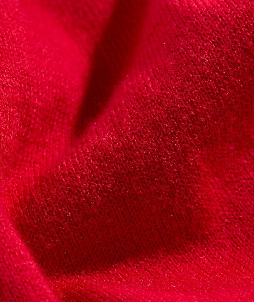 Cotton Cashmere Heritage Tipped V-Neck Product Image