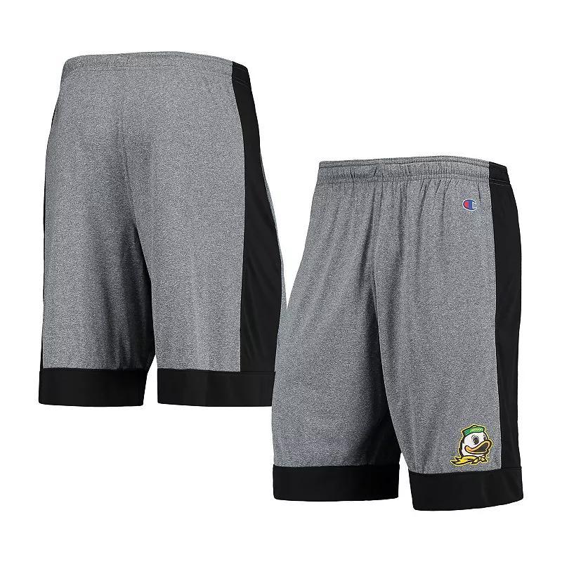 Mens Gray Oregon Ducks Outline Shorts Product Image