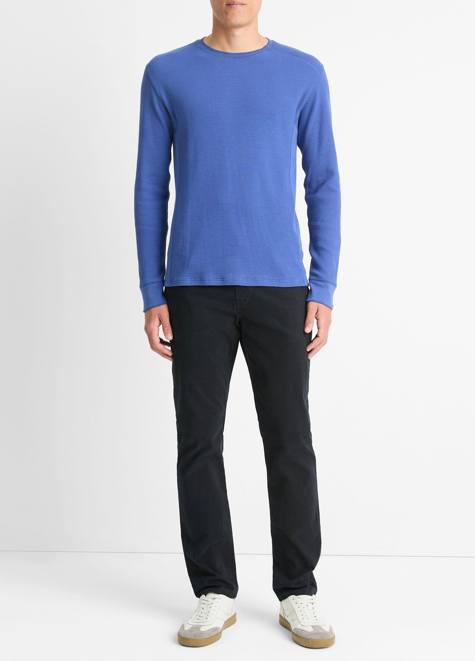 Thermal Pima Cotton-Blend Long-Sleeve T-Shirt Product Image