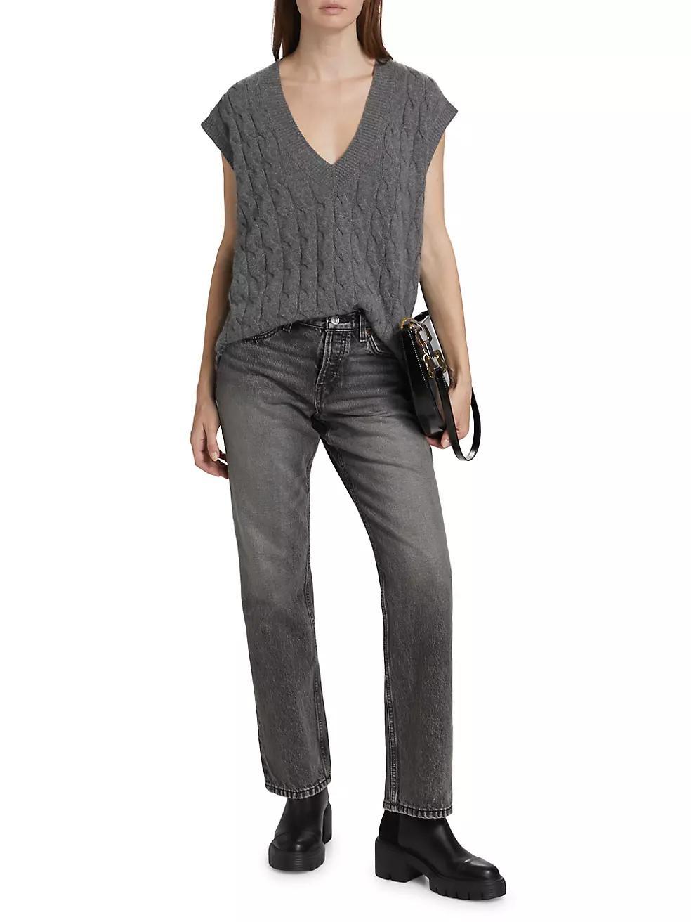 Easy Straight High-Rise Crop Jeans Product Image