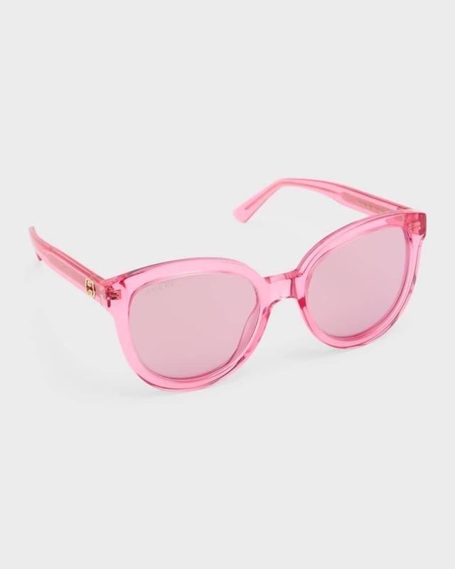 GG1315S Mirrored Round Acetate Sunglasses  Product Image