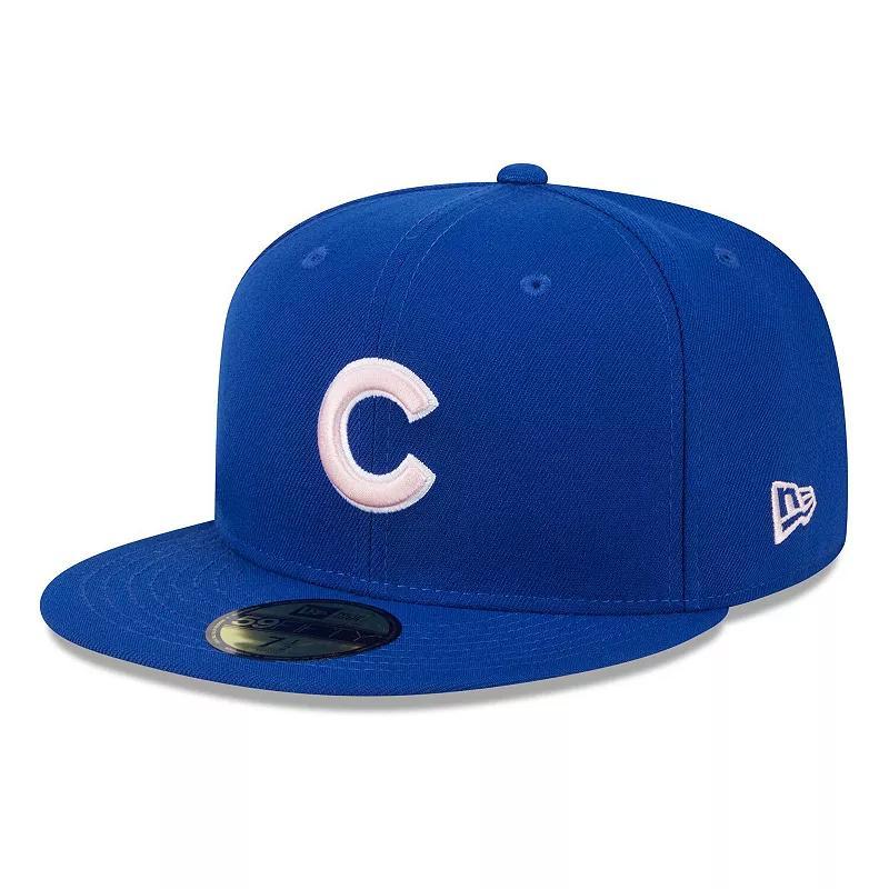 New Era Mens Royal Chicago Cubs 2024 Mothers Day On-Field 59FIFTY Fitted Hat Product Image