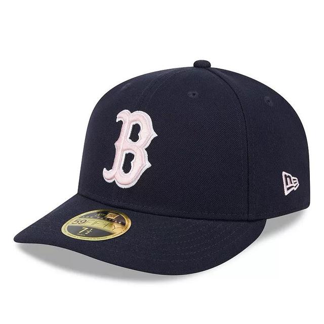 Mens New Era Boston Red Sox 2024 Mothers Day Low Profile 59FIFTY Fitted Hat Blue Product Image