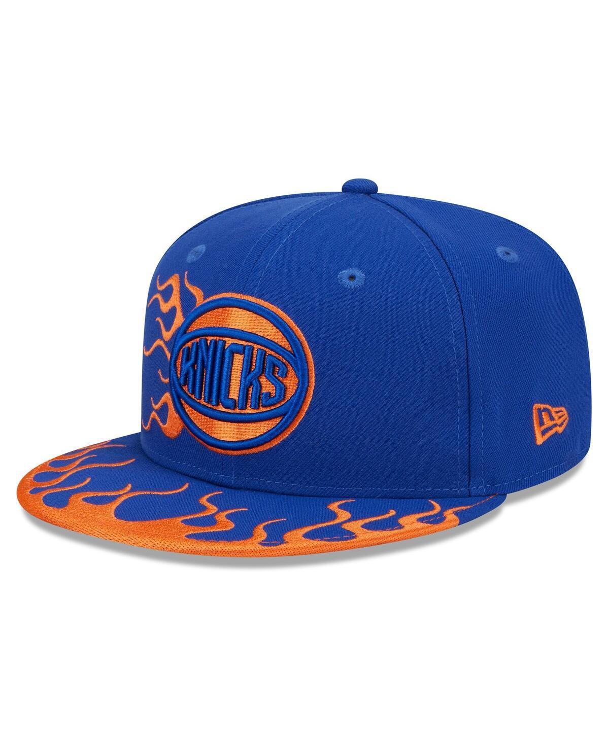 Mens New Era Blue New York Knicks 2024 Nba All-Star Game Rally Drive Flames 9FIFTY Snapback Hat Product Image