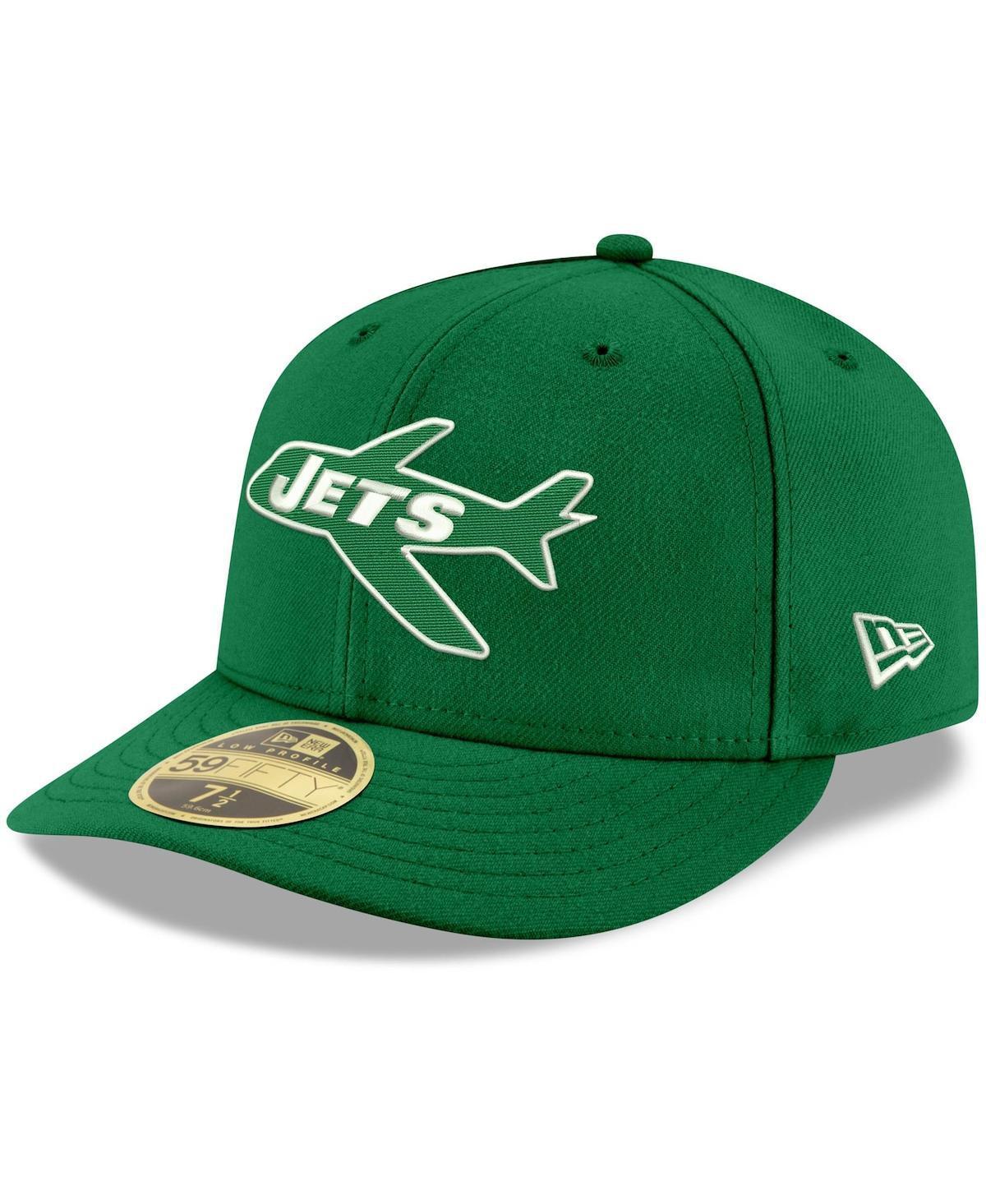 Mens New Era Kelly Green New York Jets Omaha Throwback Low Profile 59FIFTY Fitted Hat Product Image