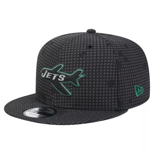 Mens New Era New York Jets Midnight Ink Pop Outline 9FIFTY Snapback Hat Product Image