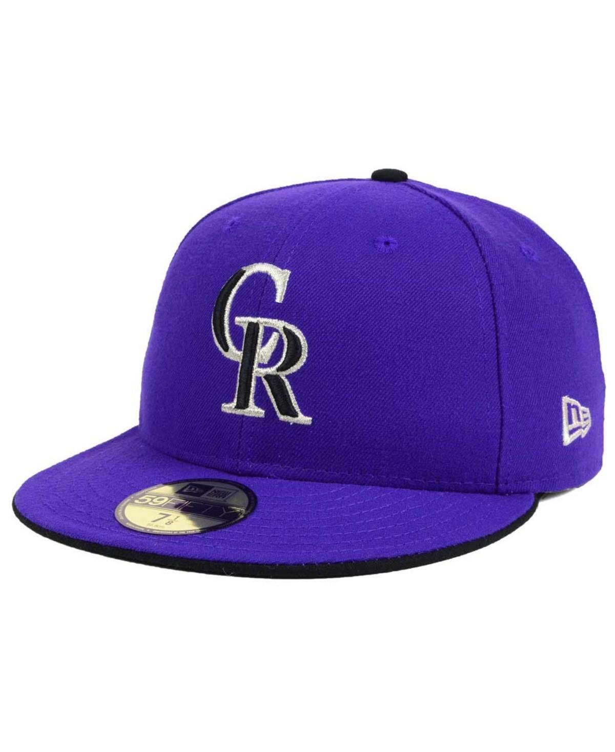 New Era Mens Colorado Rockies Authentic Collection On Field 59FIFTY Structured Hat Product Image