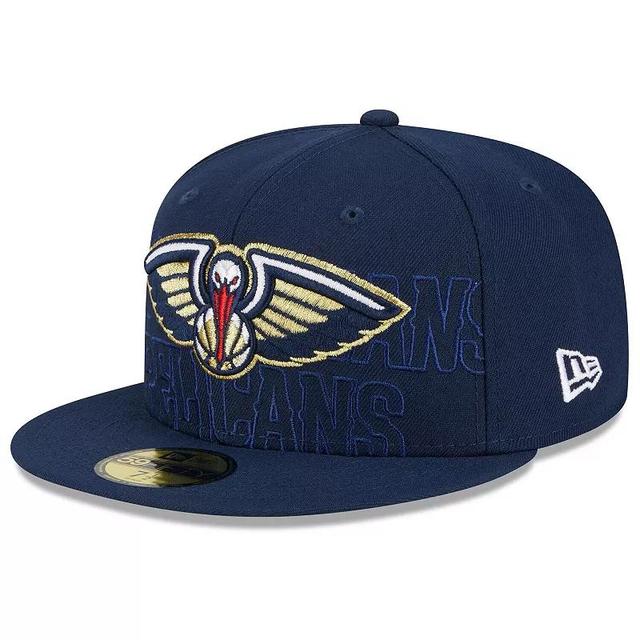 Mens New Era New Orleans Pelicans 2023 NBA Draft 59FIFTY Fitted Hat Blue Product Image