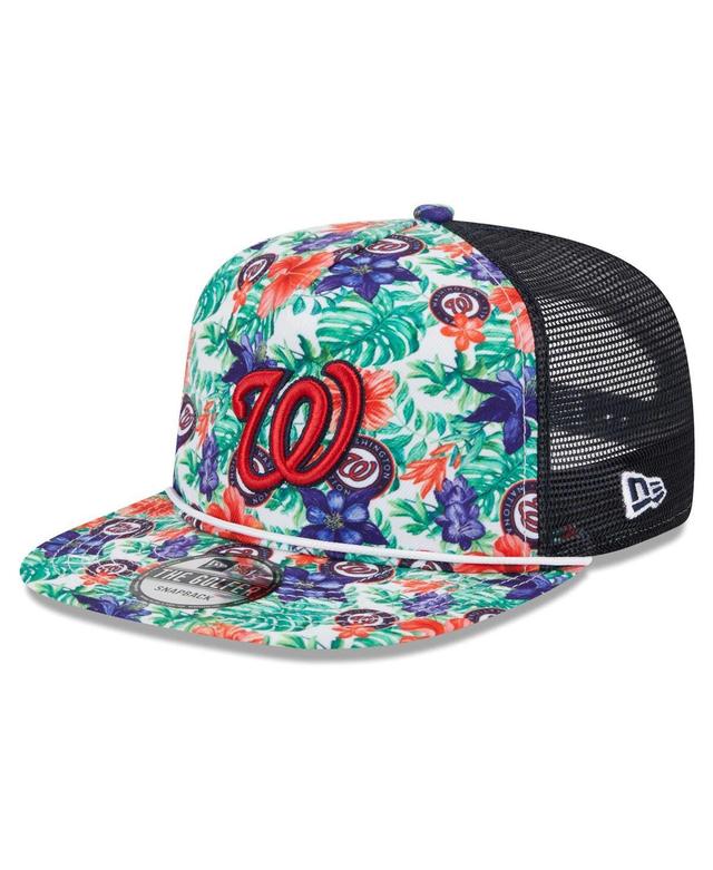 Mens New Era Washington Nationals Tropic Floral Golfer Snapback Hat Product Image