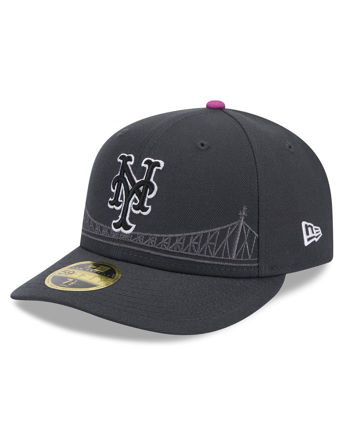 Mens New Era Graphite New York Mets 2024 City Connect Low Profile 59FIFTY Fitted Hat Product Image