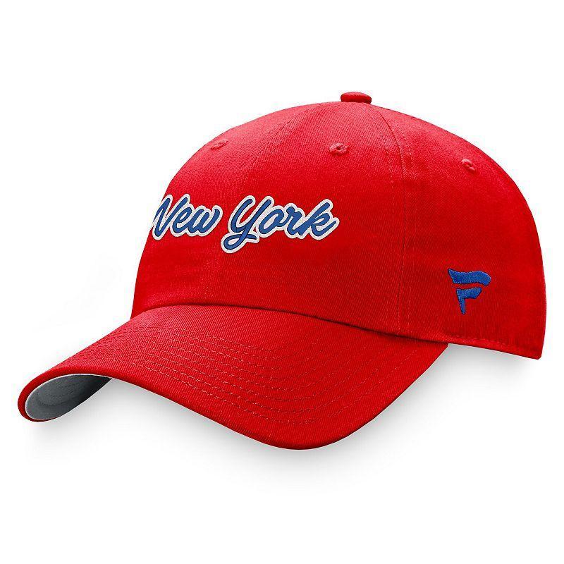 Womens Fanatics Branded Red New York Rangers Breakaway Adjustable Hat product image