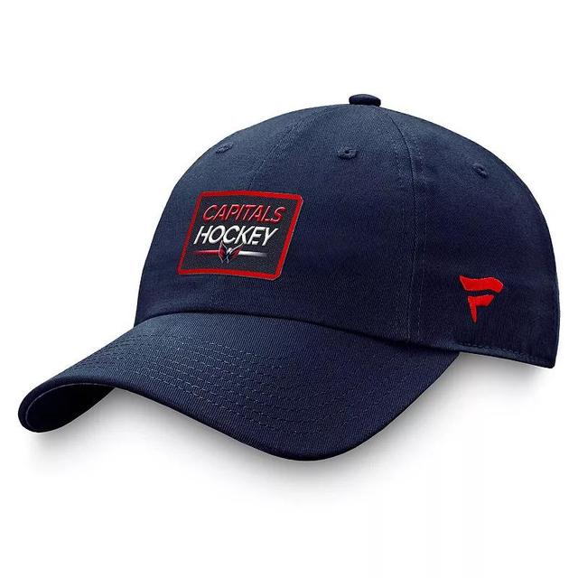 Mens Fanatics Branded Washington Capitals Authentic Pro Prime Adjustable Hat, Blue Product Image