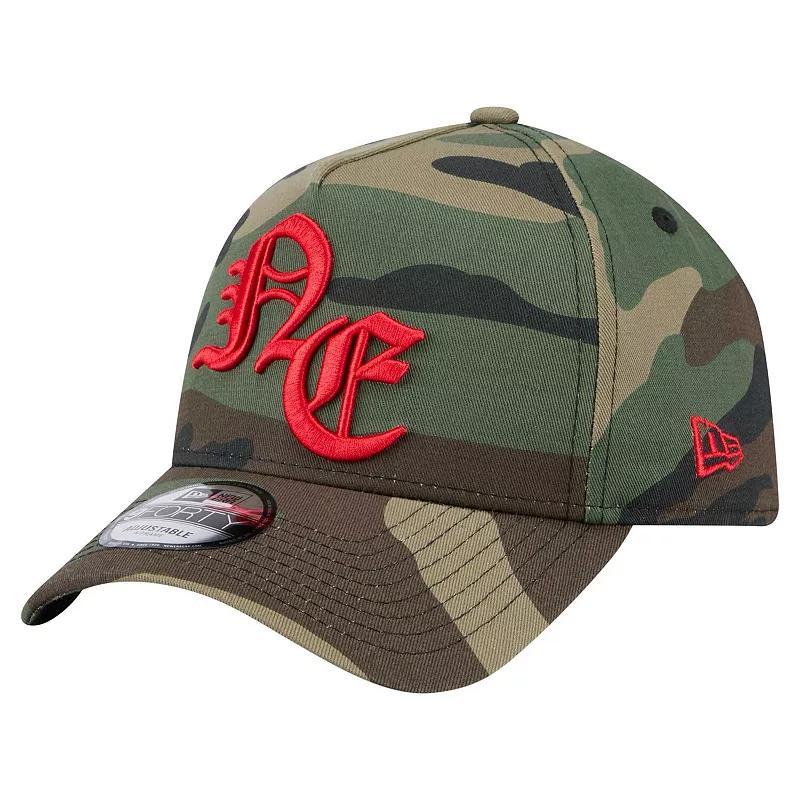 Mens New Era Camo New England Patriots Mystic Camo A-Frame 9FORTY Adjustable Hat Product Image