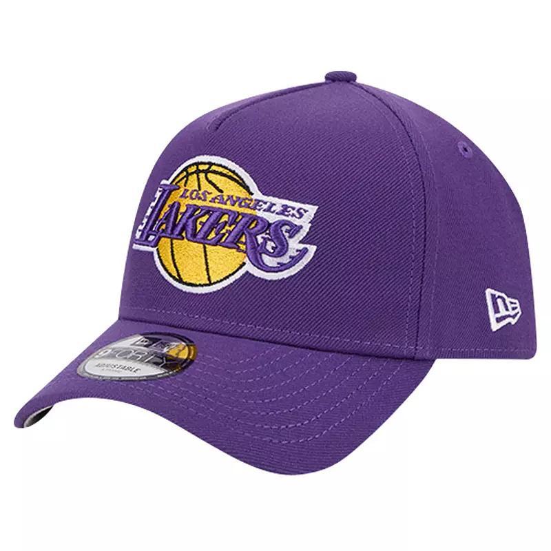 Mens New Era Los Angeles Lakers A-Frame 9FORTY Adjustable Hat Product Image