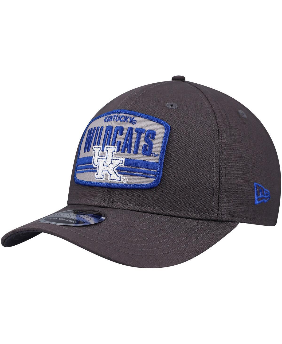 New Era Mens Charcoal Kentucky Wildcats Team Elevated 9SEVENTY Adjustable Hat Product Image