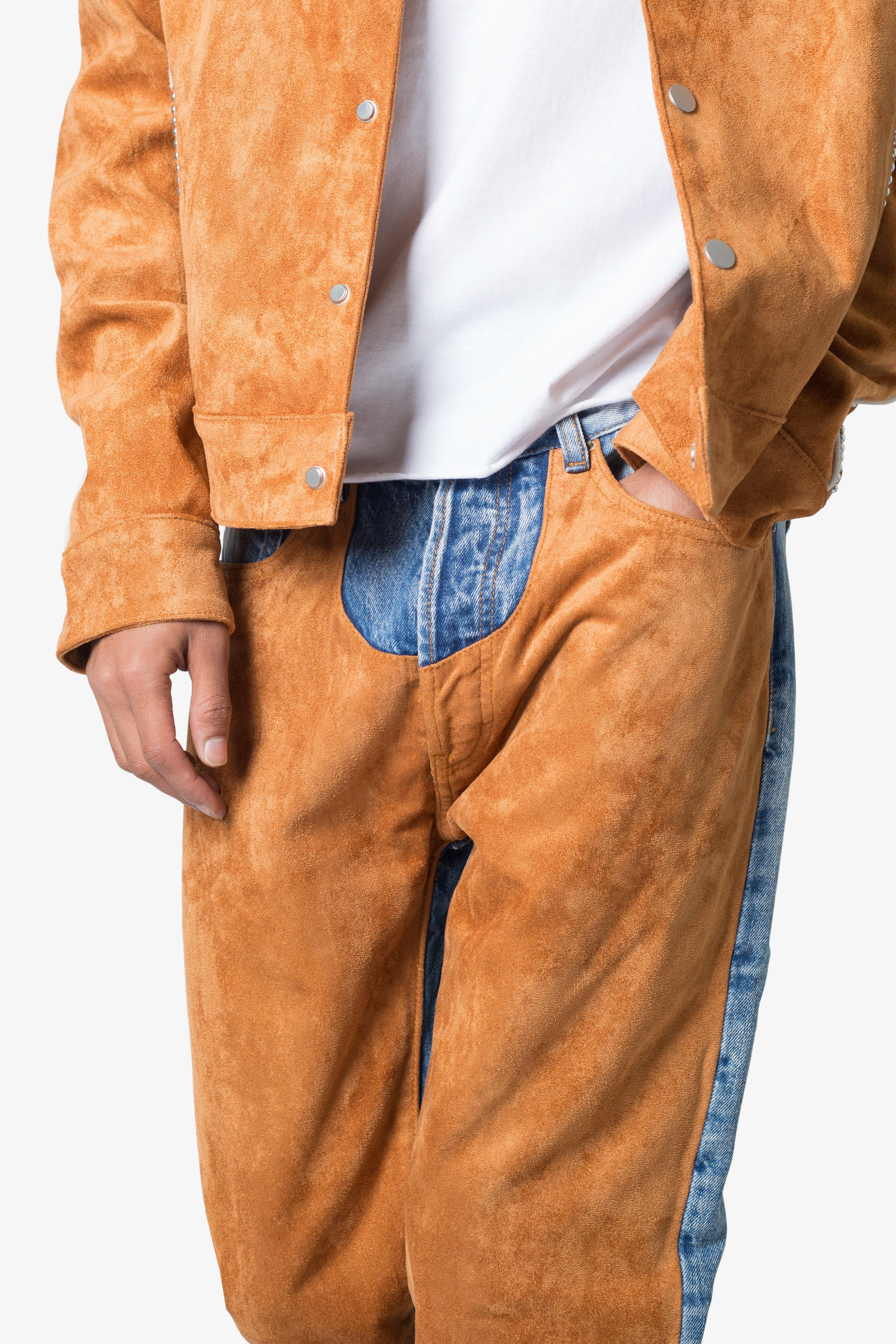 V636 Western Baggy Denim - Blue Product Image