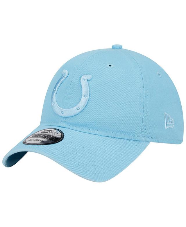 Mens New Era Light Blue Indianapolis Colts Core Classic 2.0 Brights 9TWENTY Adjustable Hat Product Image