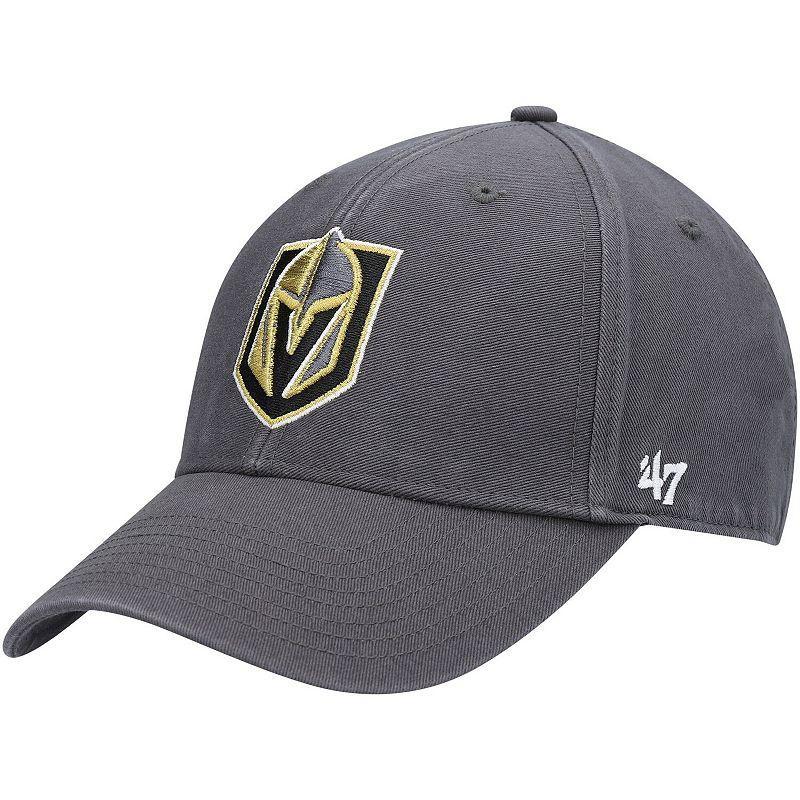 Mens 47 Charcoal Vegas Golden Knights Legend MVP Adjustable Hat Product Image