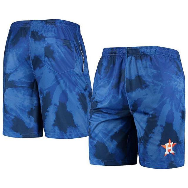 Mens Foco Navy Houston Astros Tie-Dye Training Shorts Product Image