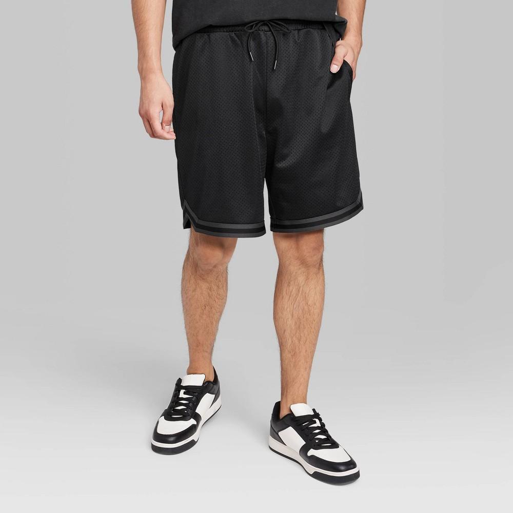 Mens 8 Regular Fit Pull-On Shorts - Original Use Black M Product Image