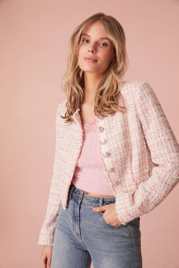 Falima Tweed Cropped Jacket product image