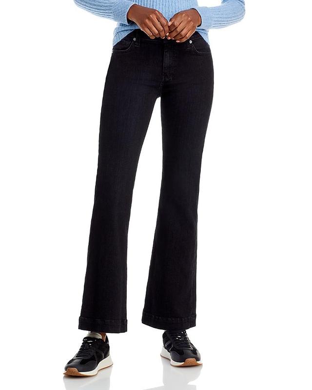 7 For All Mankind Dojo Tailorless Flare Leg Jeans Product Image