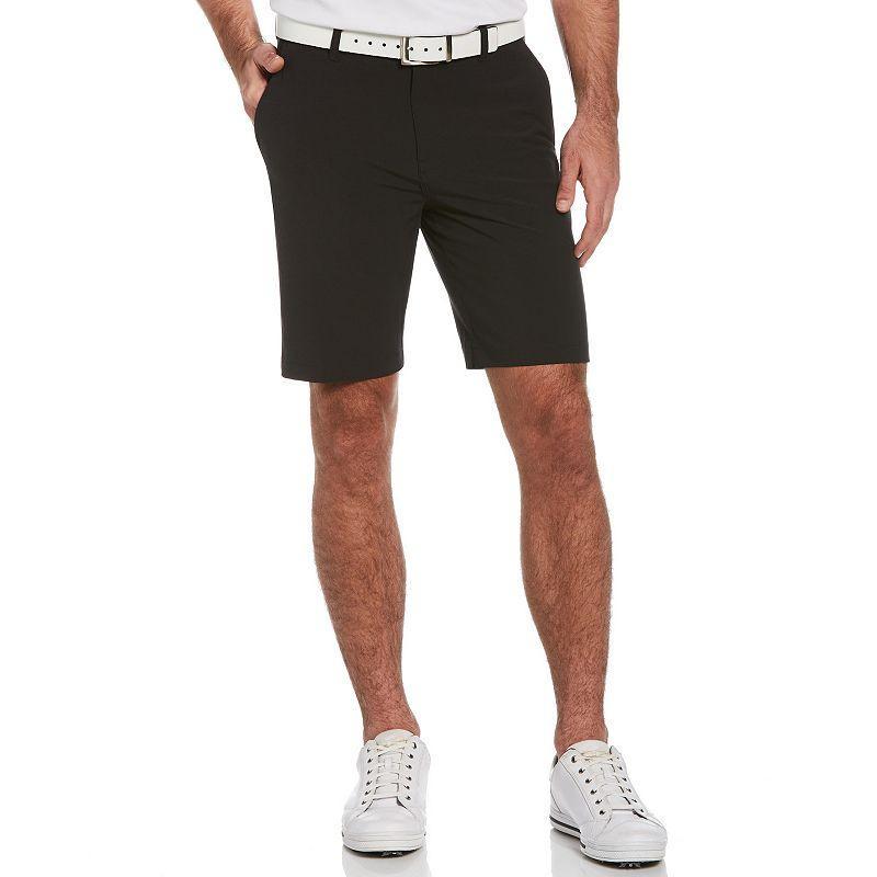 Mens Grand Slam 9 Regular-Fit Performance Stretch Flat-Front Golf Shorts Dark Gray Grey Product Image