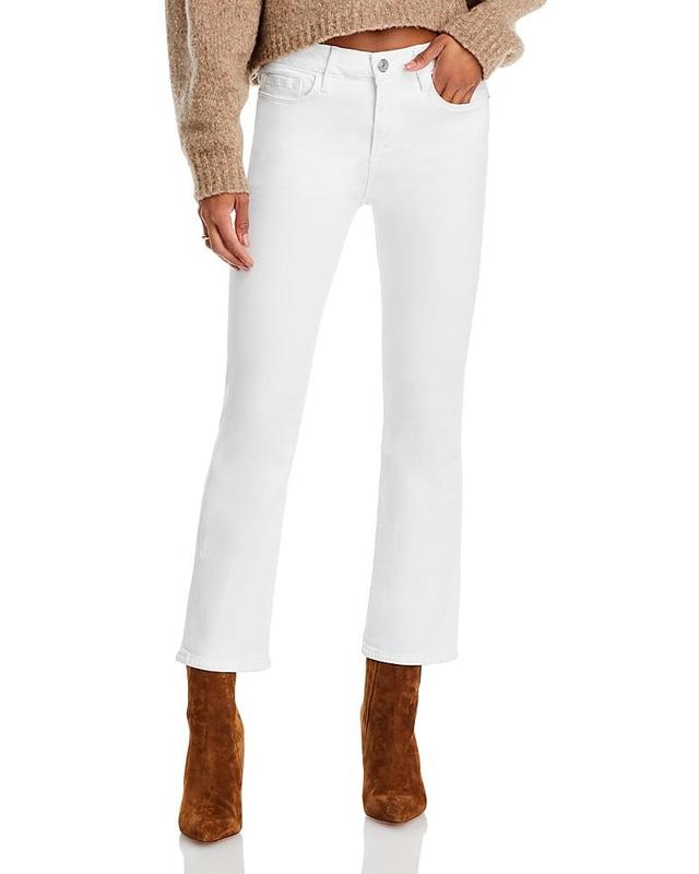 Womens Le Crop Stretch Mini Boot-Cut Jeans Product Image