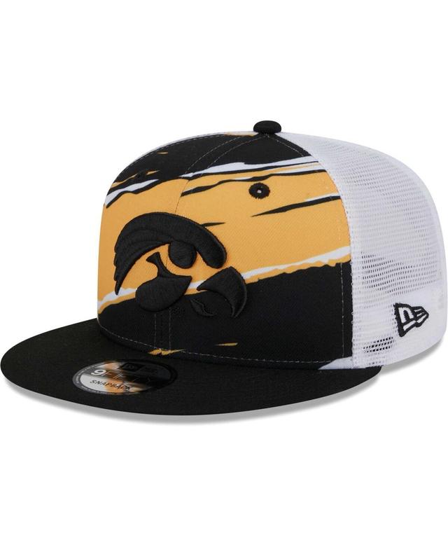 Mens New Era Iowa Hawkeyes Tear Trucker 9FIFTY Snapback Hat Product Image