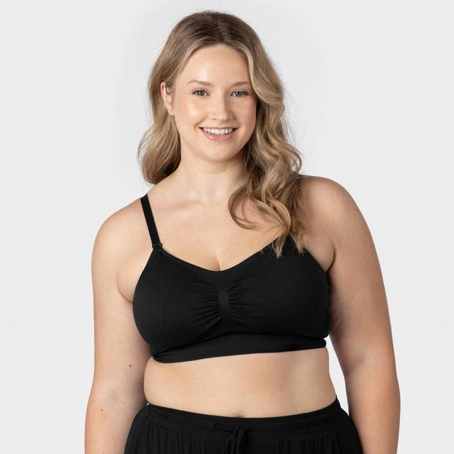 kindred by Kindred Bravely Womens Pumping + Nursing Hands Free Bra - Black XL Product Image