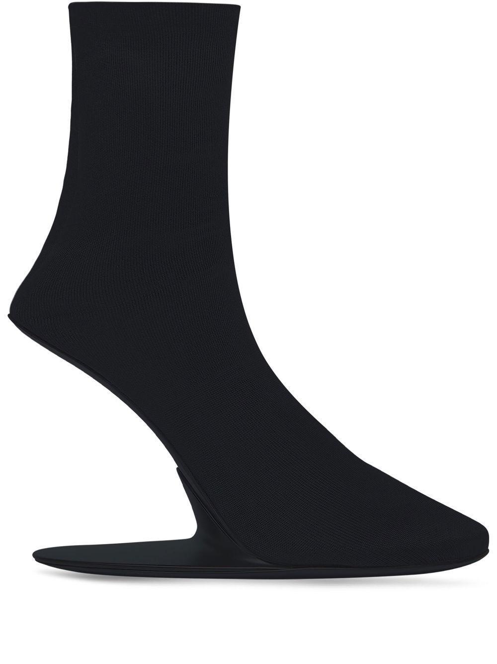 BALENCIAGA Stage Stretch Architectural-heel Sock Booties In Black Product Image