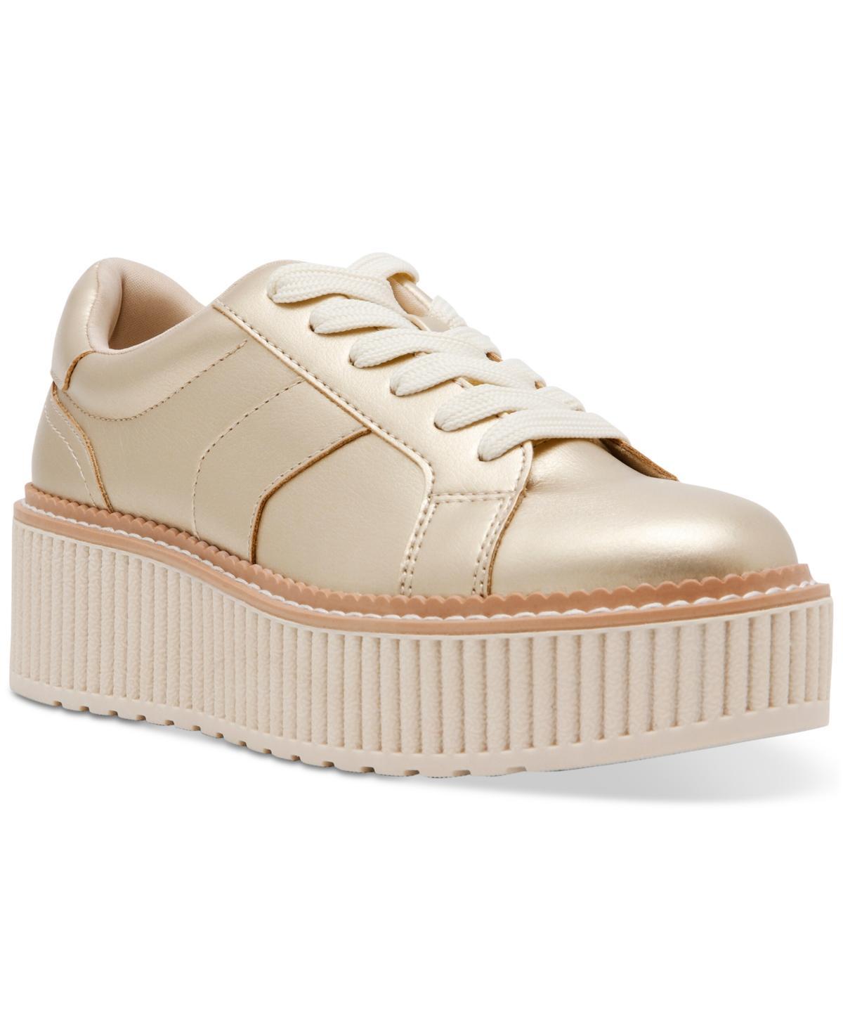 Dv Dolce Vita Womens Bubbles Platform Lace-Up Sneakers Product Image