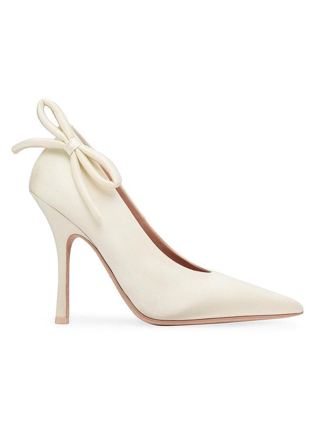 Womens Valentino Garavani Nite-Out Satin Pumps 110 mm Product Image