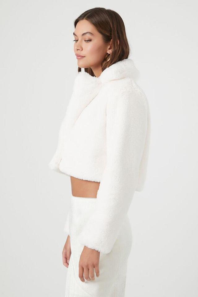 Plush Cropped Coat | Forever 21 Product Image