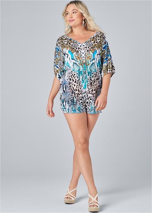 Casual Print Romper Product Image