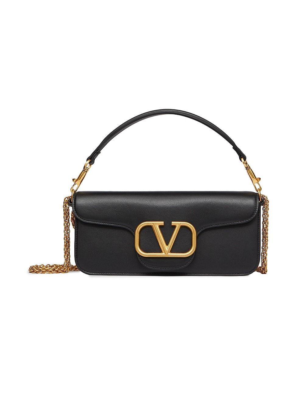 Womens Valentino Garavani Loc Calfskin Shoulder Bag Product Image